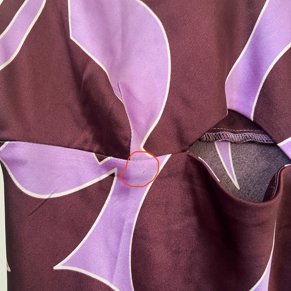 House of Harlow 1960 Satin Midi Dress, Sz M - Picture 14 of 15